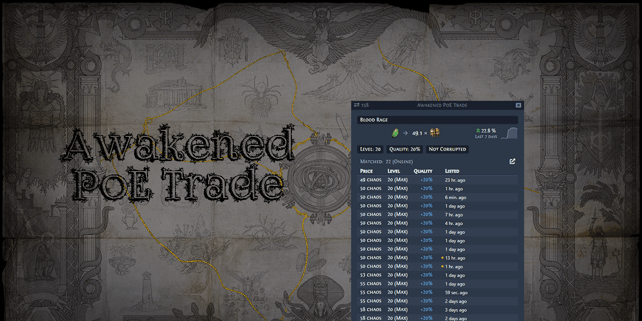 Awakened PoE Trade screenshot 1