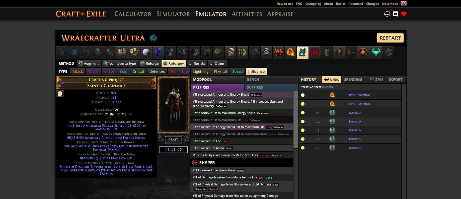 Craft of Exile screenshot 1