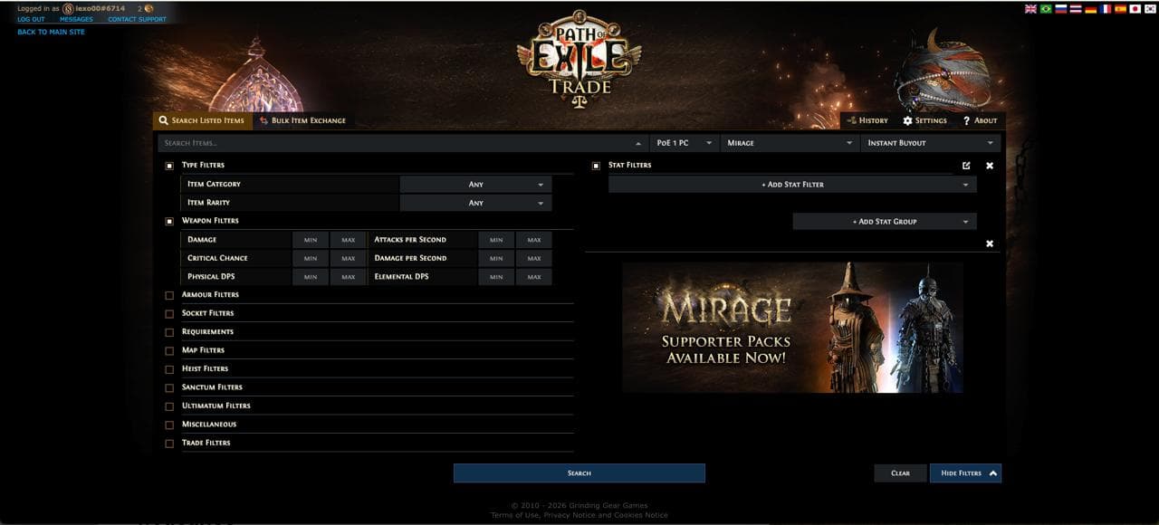 Path of Exile Trade screenshot 1