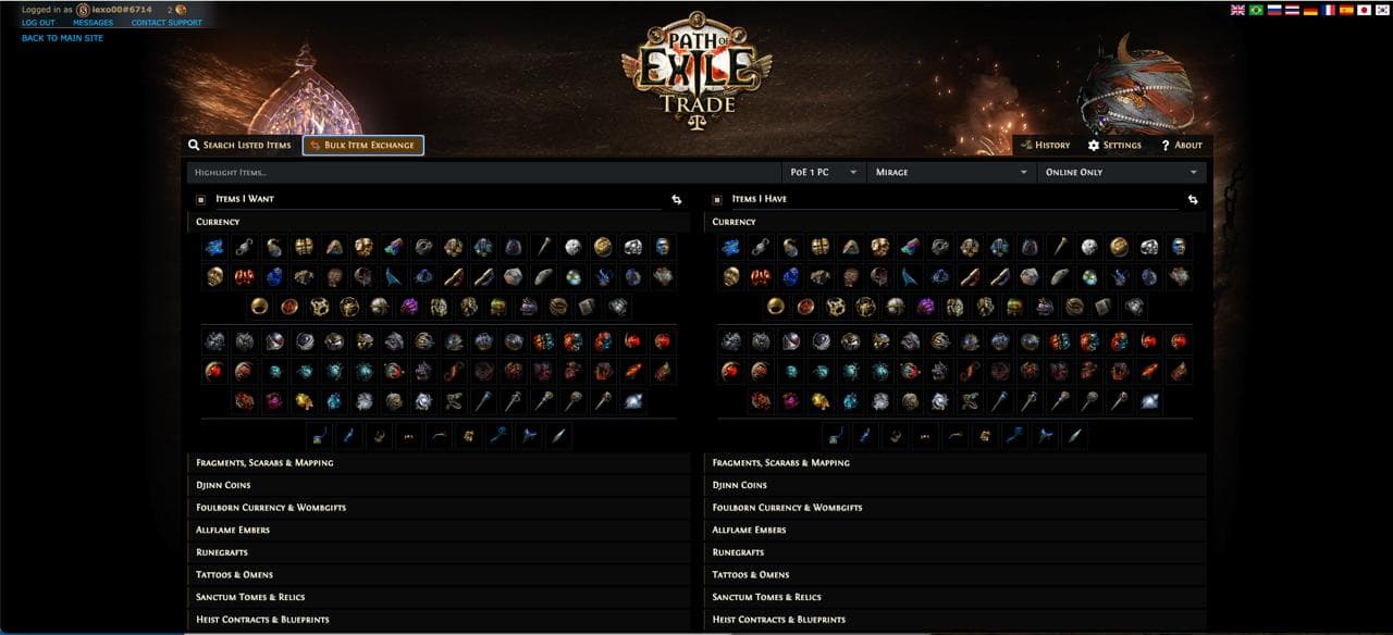 Path of Exile Trade screenshot 2
