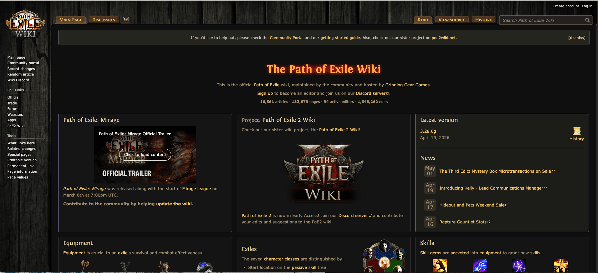Path of Exile Wiki screenshot 1