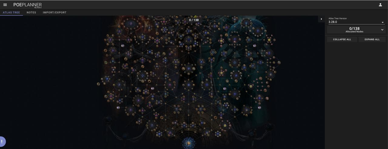 PoEPlanner screenshot 1