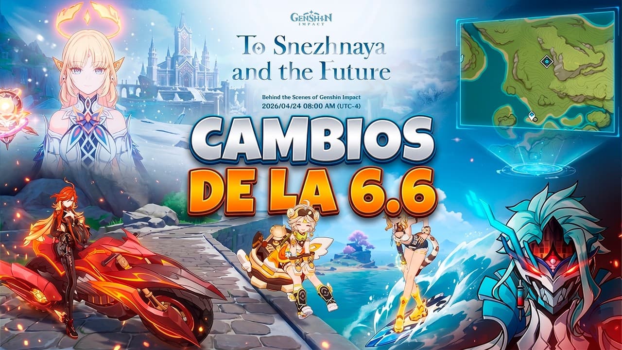 TODOS LOS CAMBIOS QUE SE VIENEN EN LA VERSIÓN 6.6 — Genshin Impact