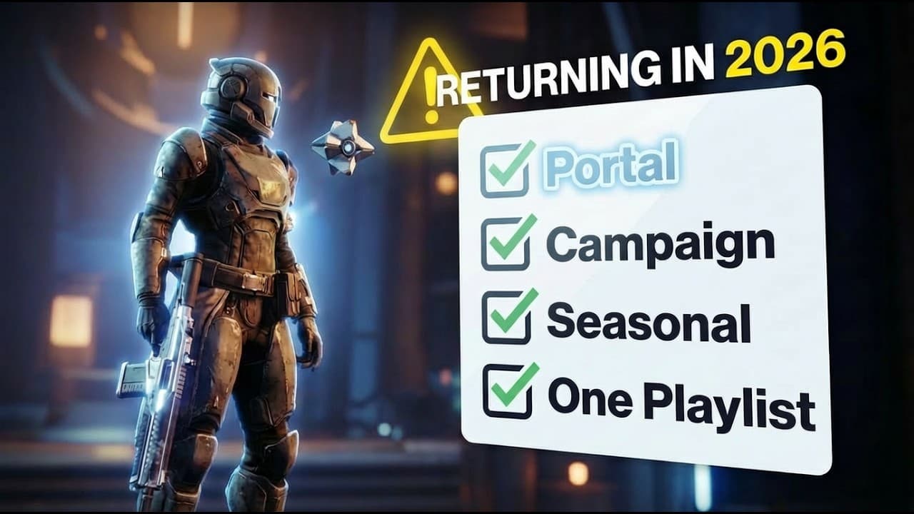 Returning To Destiny 2 In 2026 – What You Actually Need To Know (NO BS)