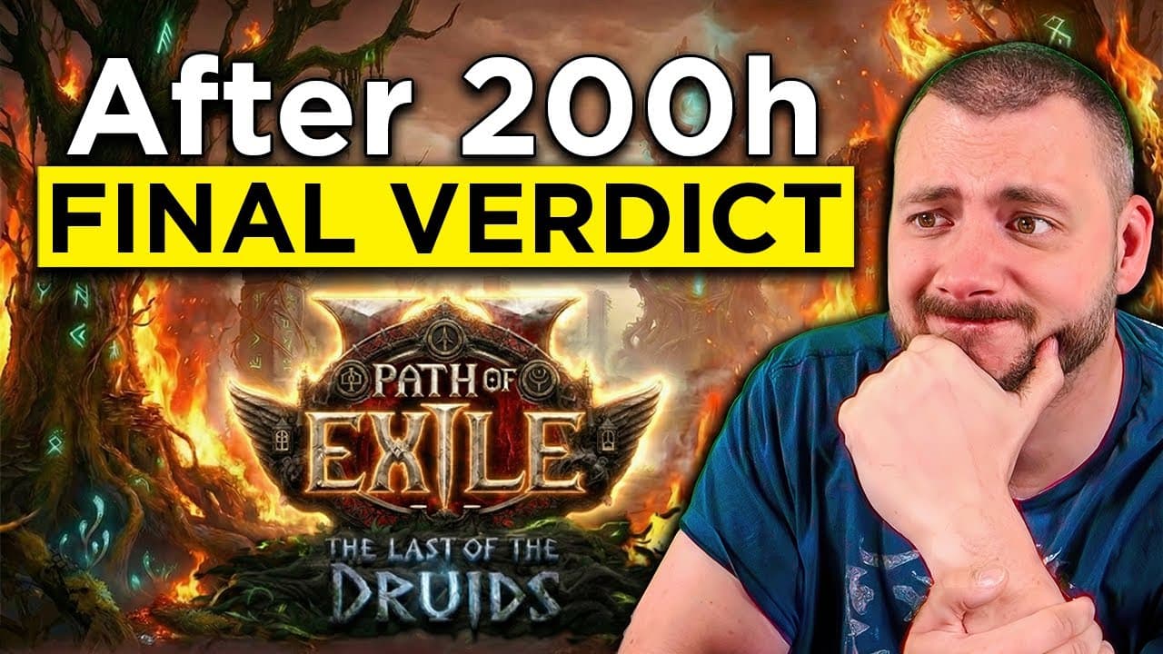 The State of POE 2 after 200h of The Last of the Druids!