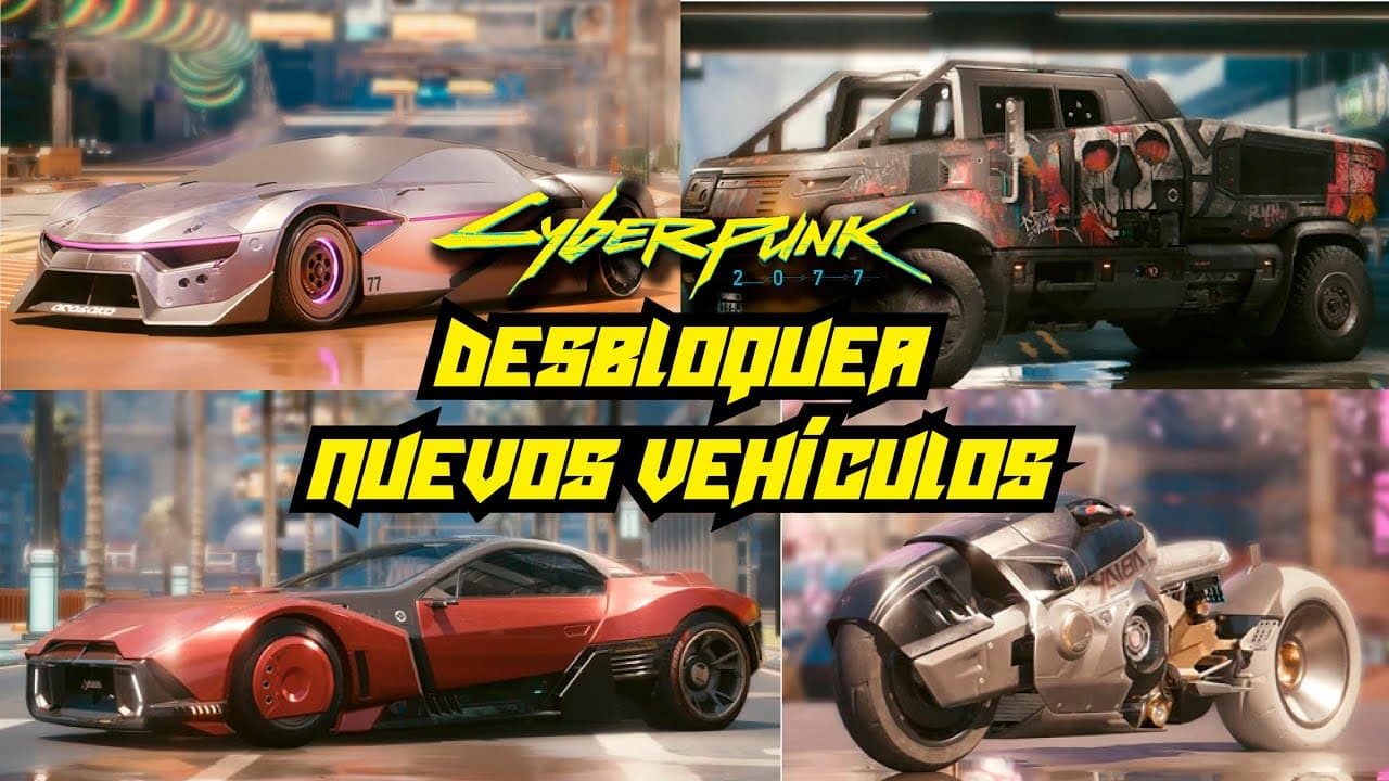 Desbloquea TODOS los nuevos vehículos de Cyberpunk 2077 de la 2.3 | Guías Cyberpunk en Español