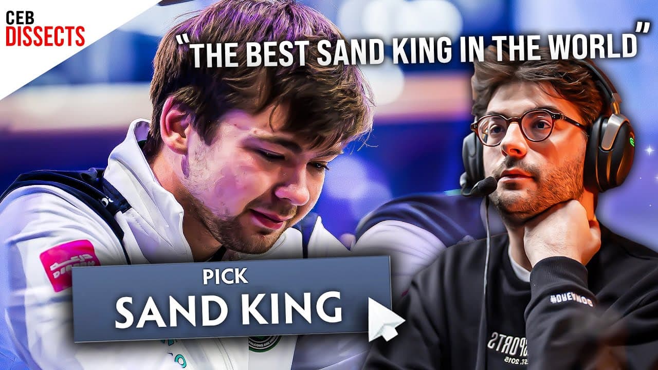 Malr1ne's Sand King might've broken Dota 2 at TI14 | Ceb Dissects