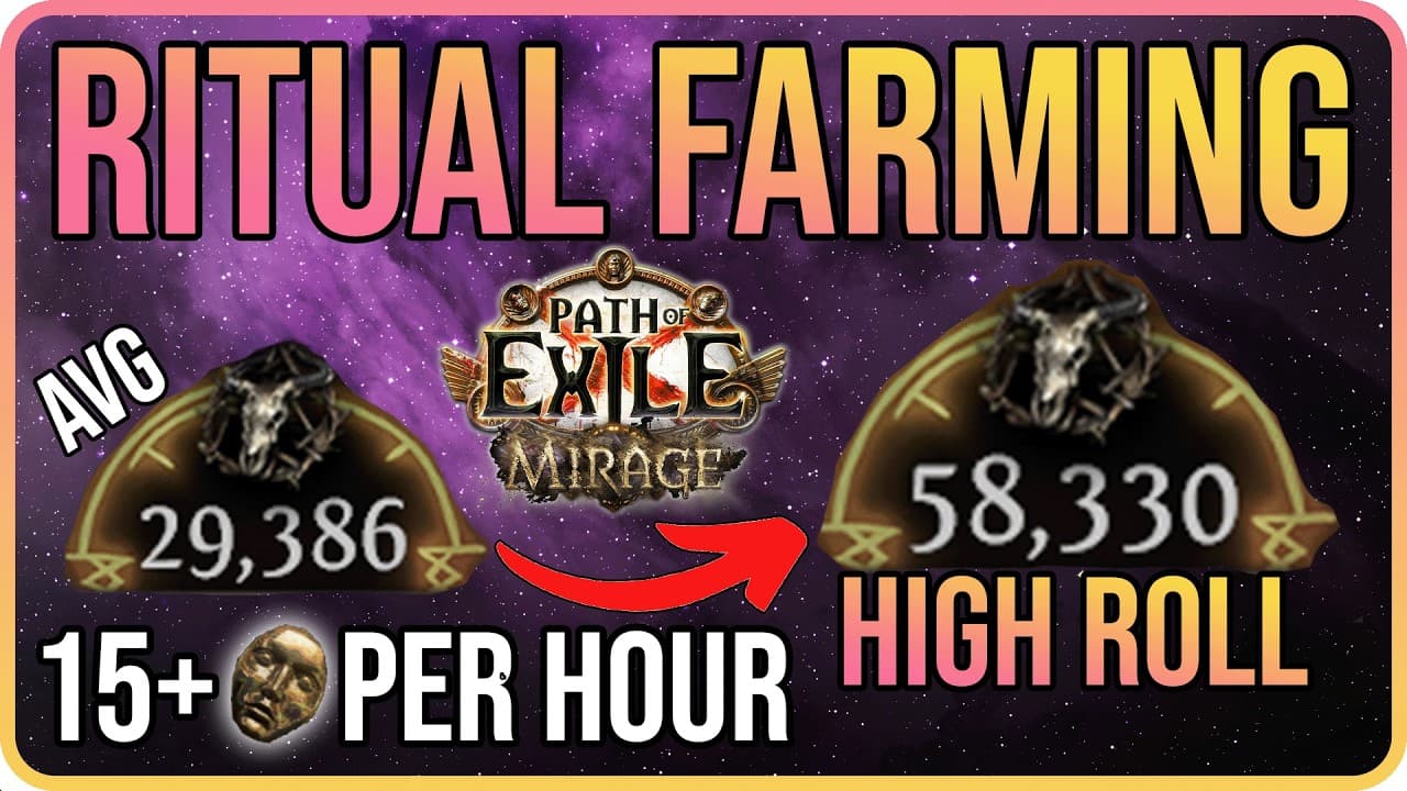 How I Farm HUGE Currency With Ritual | Path of Exile 3.28 Mirage