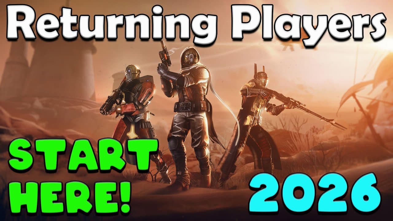 Returning to Destiny 2 in 2026? Start Here! Updated for Renegades