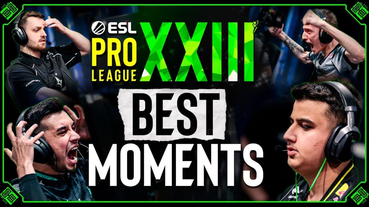 BEST MOMENTS of ESL Pro League Season 23 Playoffs