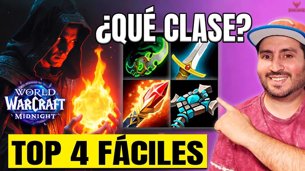 ¿QUÉ CLASE JUGAR? LOS TOP 4 PARA WoW Midnight