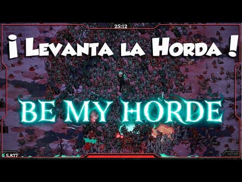 BE MY HORDE | Nigromante Horde Survivor | Primer Vistazo | Gameplay Español