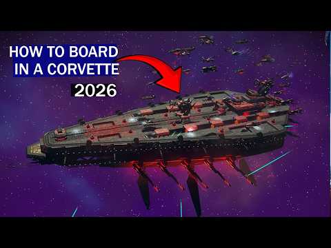 No Man's Sky How To Get On To A Freighter With A Corvette 2026